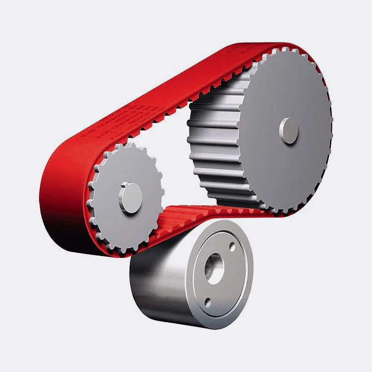 Synchroflex timing belt and pulleys